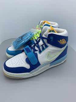 New Nike Air Jordan Legacy 312 Fly Big Kids Sz 7Y Two Toned Blue GS CI4446-400