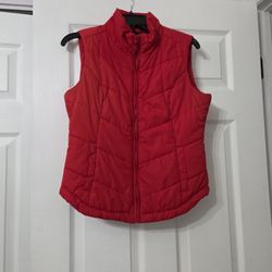 Aeropostale Puffer Vest Red Size M