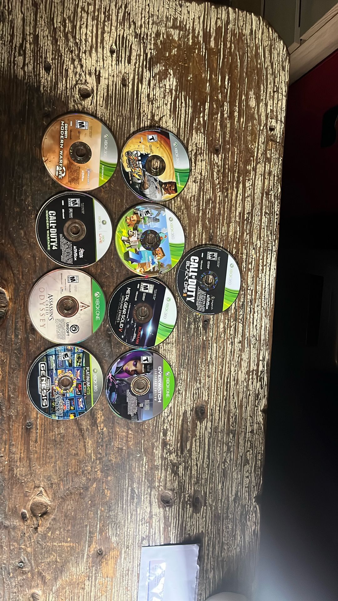 Xbox Games Disc Only