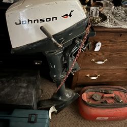 Johnson 4hp All Original  With tank 