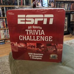 Brand New ~ ESPN All Sports Trivia Challenge !!
