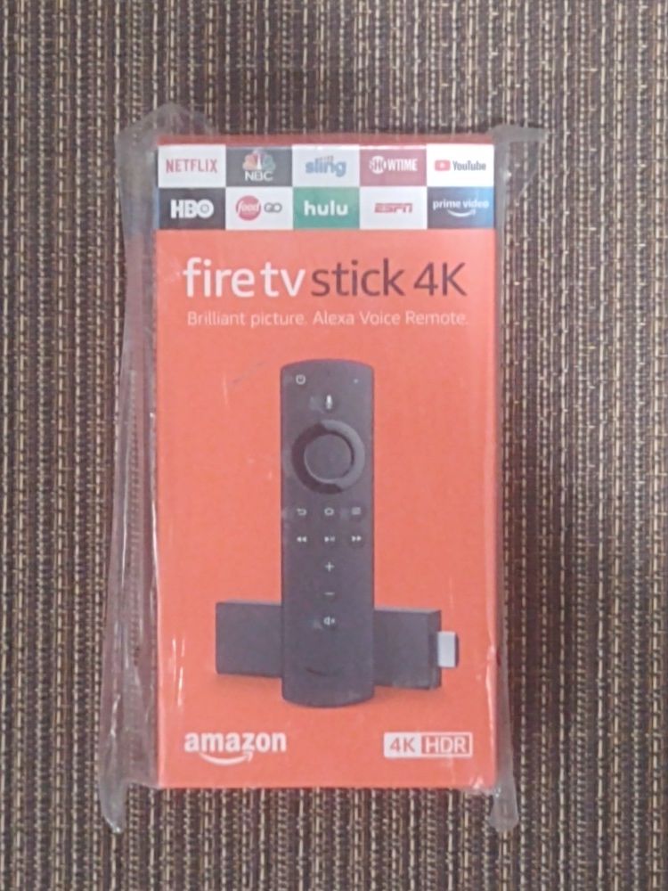 Fire TV Stick 4K streaming device with Alexa built in, Ultra HD, Dolby Vision, includes the Alexa Voice Remote