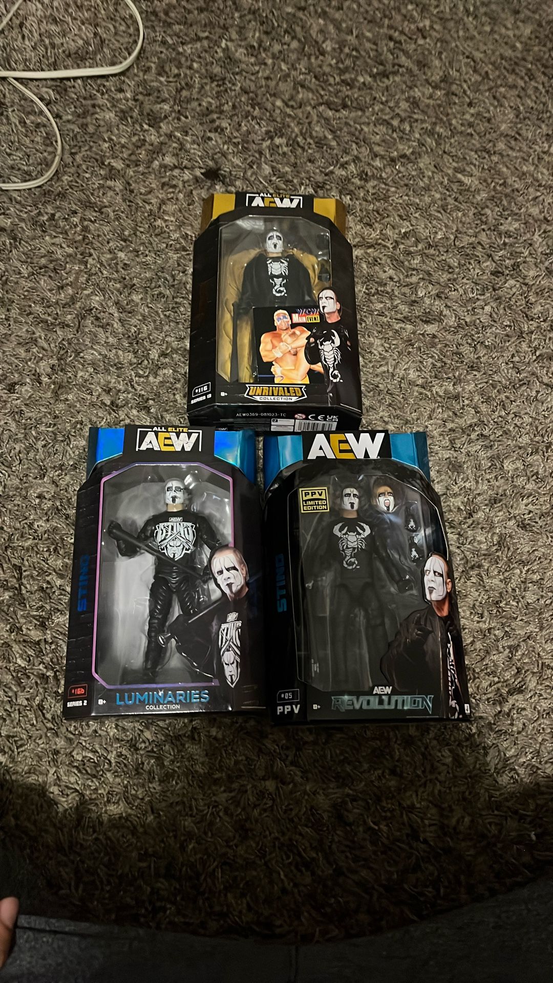 Aew Sting Figures