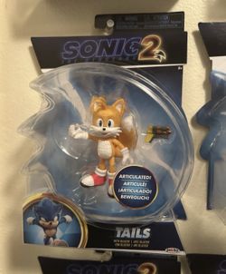 Tails Action Figure From Sonic 2 Movie Toy 