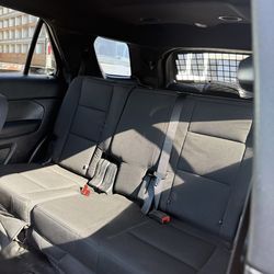 Ford Explorer Police Interceptor utility 2011-2019 2nd second row seat 60/40 Black cloth or vinyl