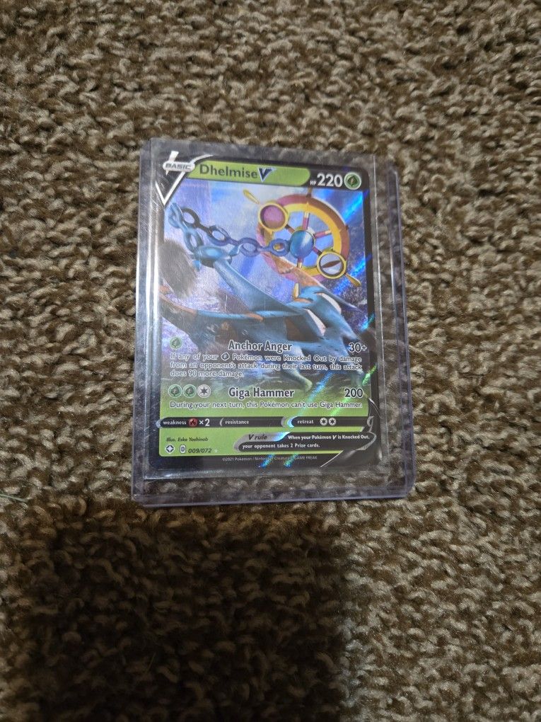 Dhelmise Pokemon Card
