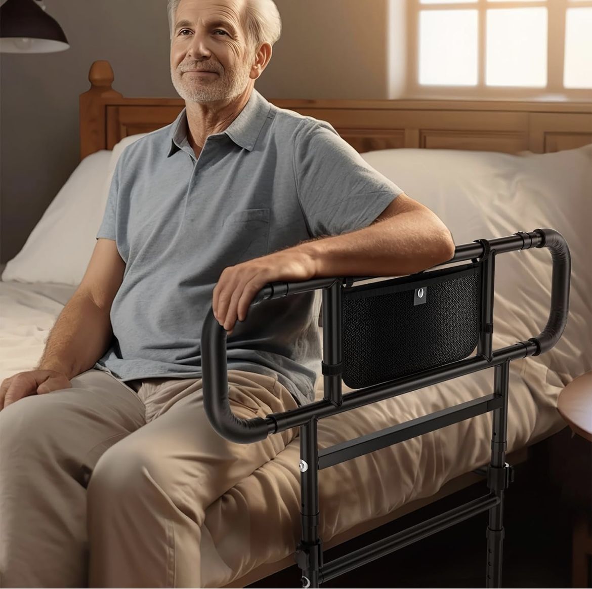 New heavy duty bed assist rail