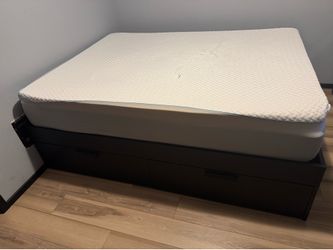 Queen Size Storage Bed and Dresser