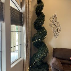9 ft. Artificial Cedar Topiary