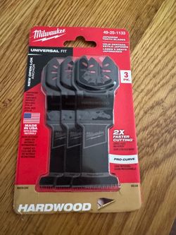 Milwaukee 49-25-1133 Hardwood Japanese Tooth Blades 3-Pack