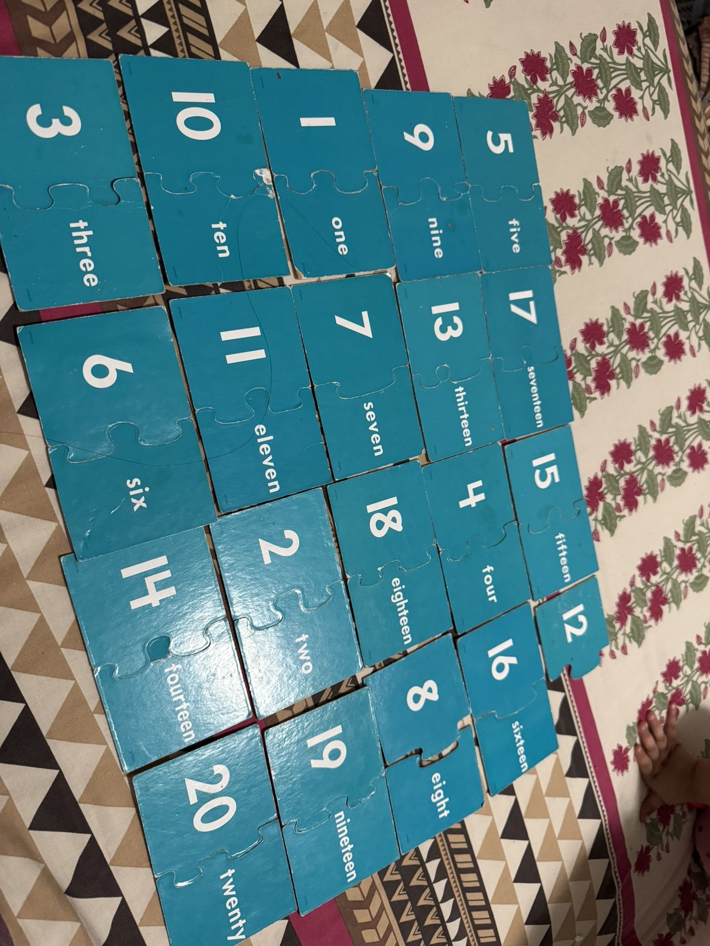 Number Puzzle for Kids