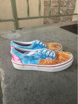 Vans era sneakers tie dye color kids size 2