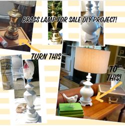 Brass lamp D.I.Y