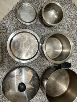 Stainless steel pots set