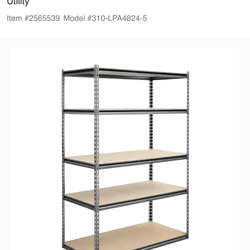 USED SHELVES PLEASE PICK UP