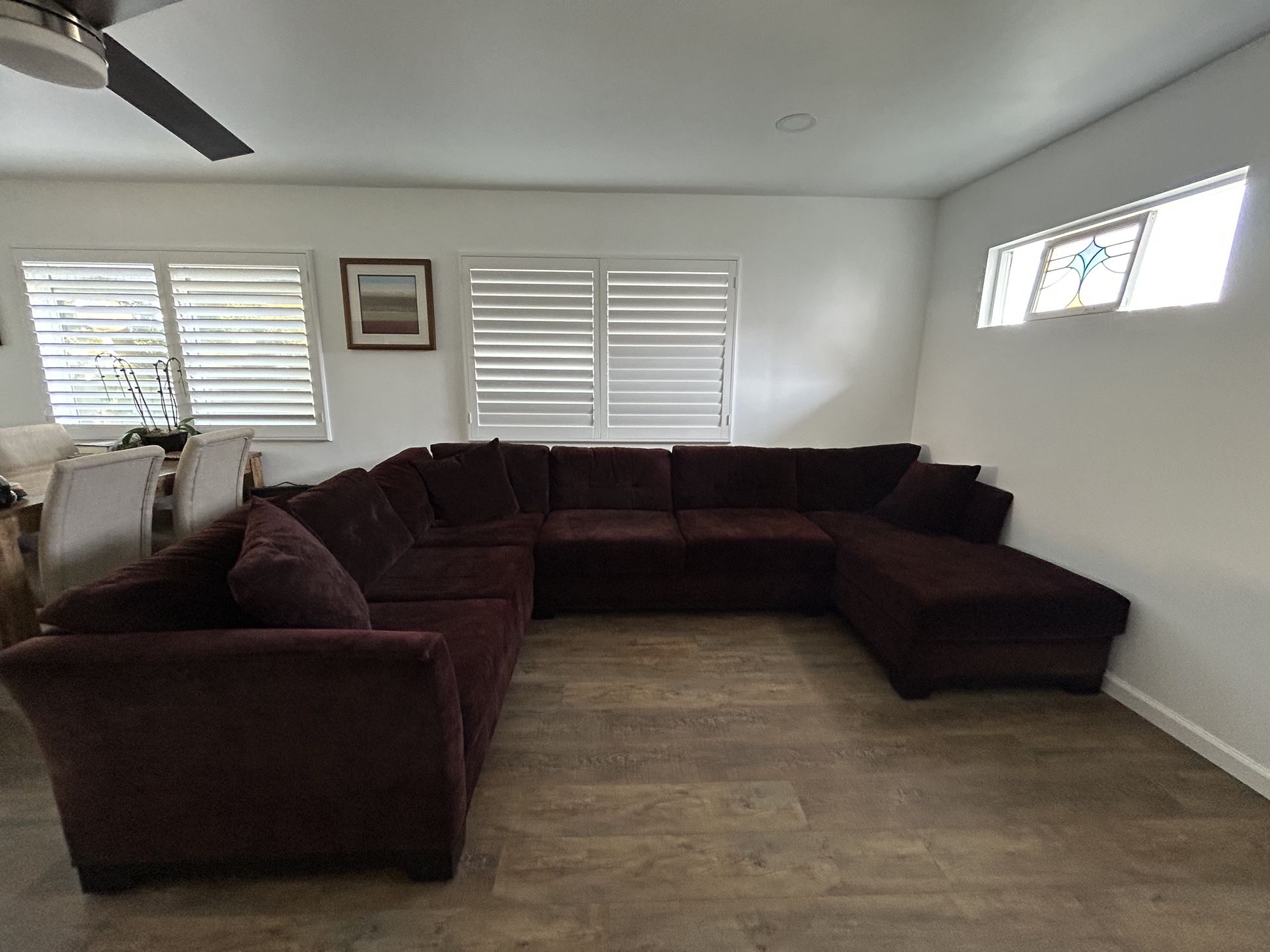 Brown Sectional Couch 
