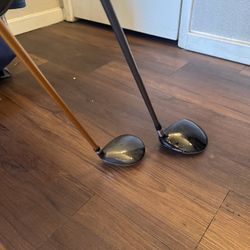 Golf Clubs - Pair Of Cleveland Fairway Woods
