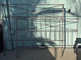 Queen Metal Bed Headboard and Footboard