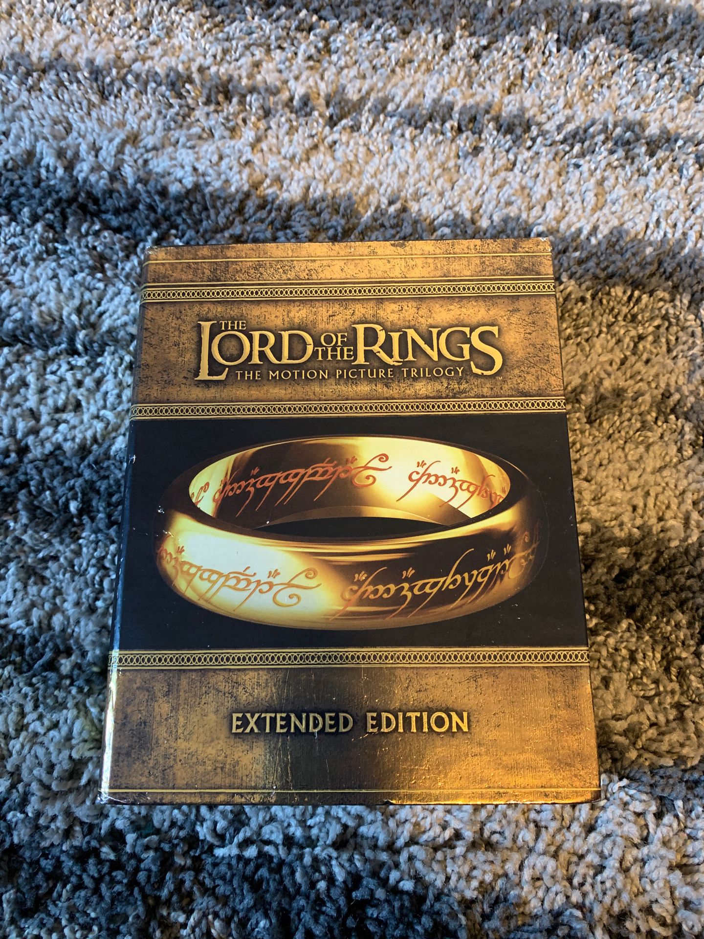 The lord of the rings trilogy extended edition Blu-ray