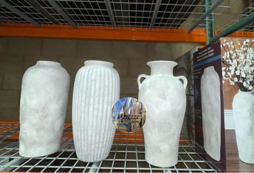 Elements Rustic Ceramic Vase  Assorted Designs