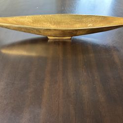Decor bowl metal home decor 25” gold tray 
