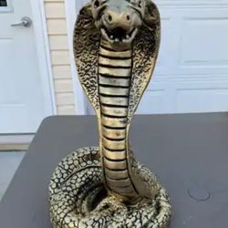 Golden Cobra Statue