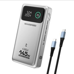 MOVESPEED M25 PRO 25,000mAh 145W with Digital Display, Airplane-Safe Portable Power Bank