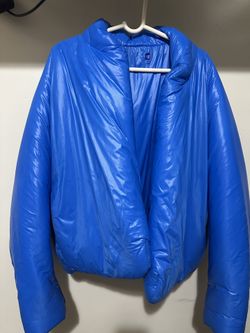 Yeezy Izy Gap Round Blue Puffer Jacket/ Kanye West-Medium 