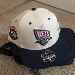 New Jersey Nets HWC Fitted Hat sz 7 1/4