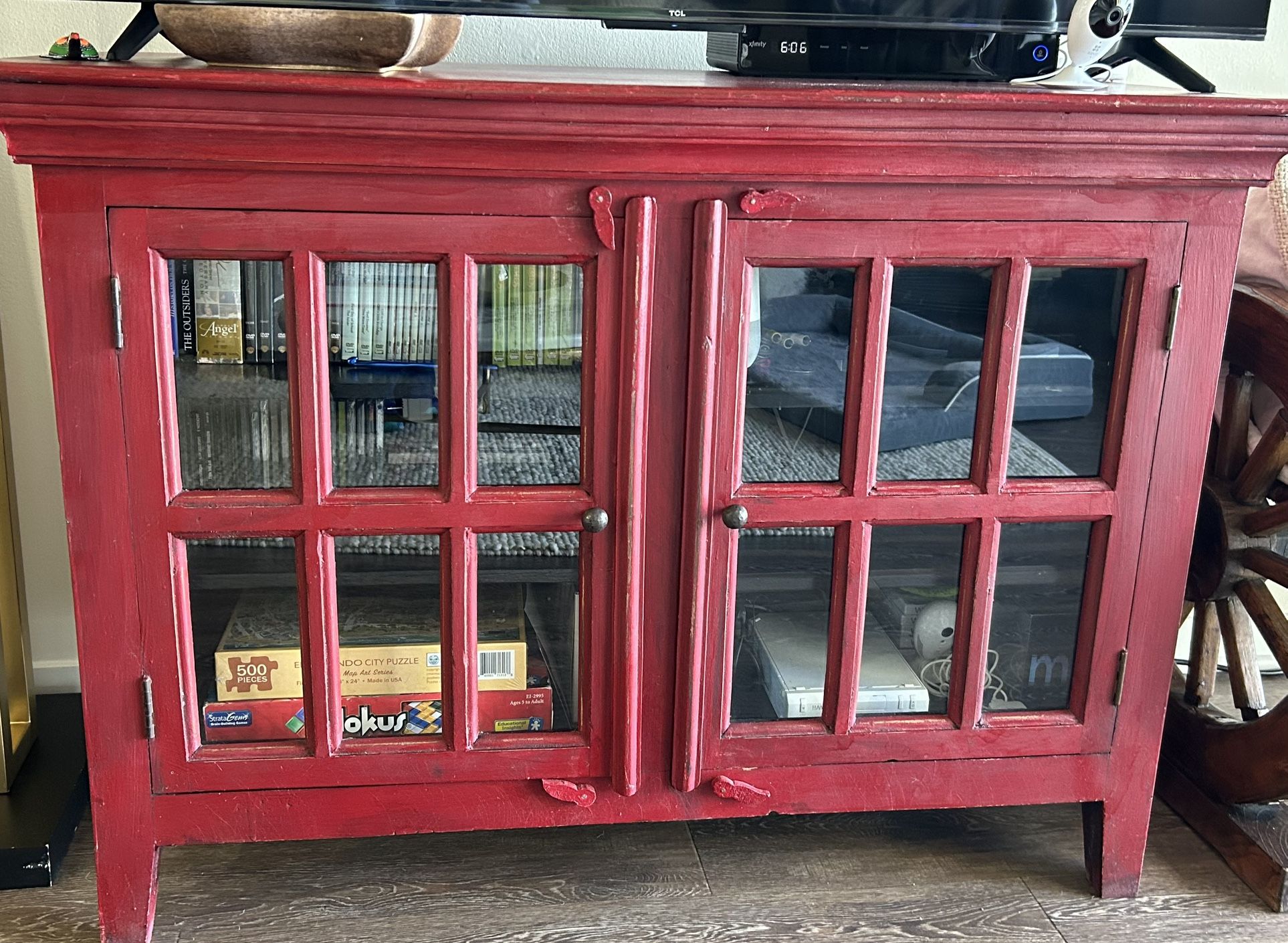 Crate & Barrel Wooden Console