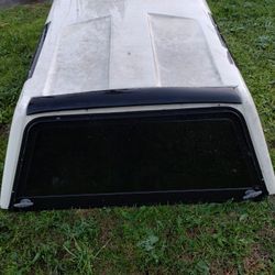 Truck White Camper Shell