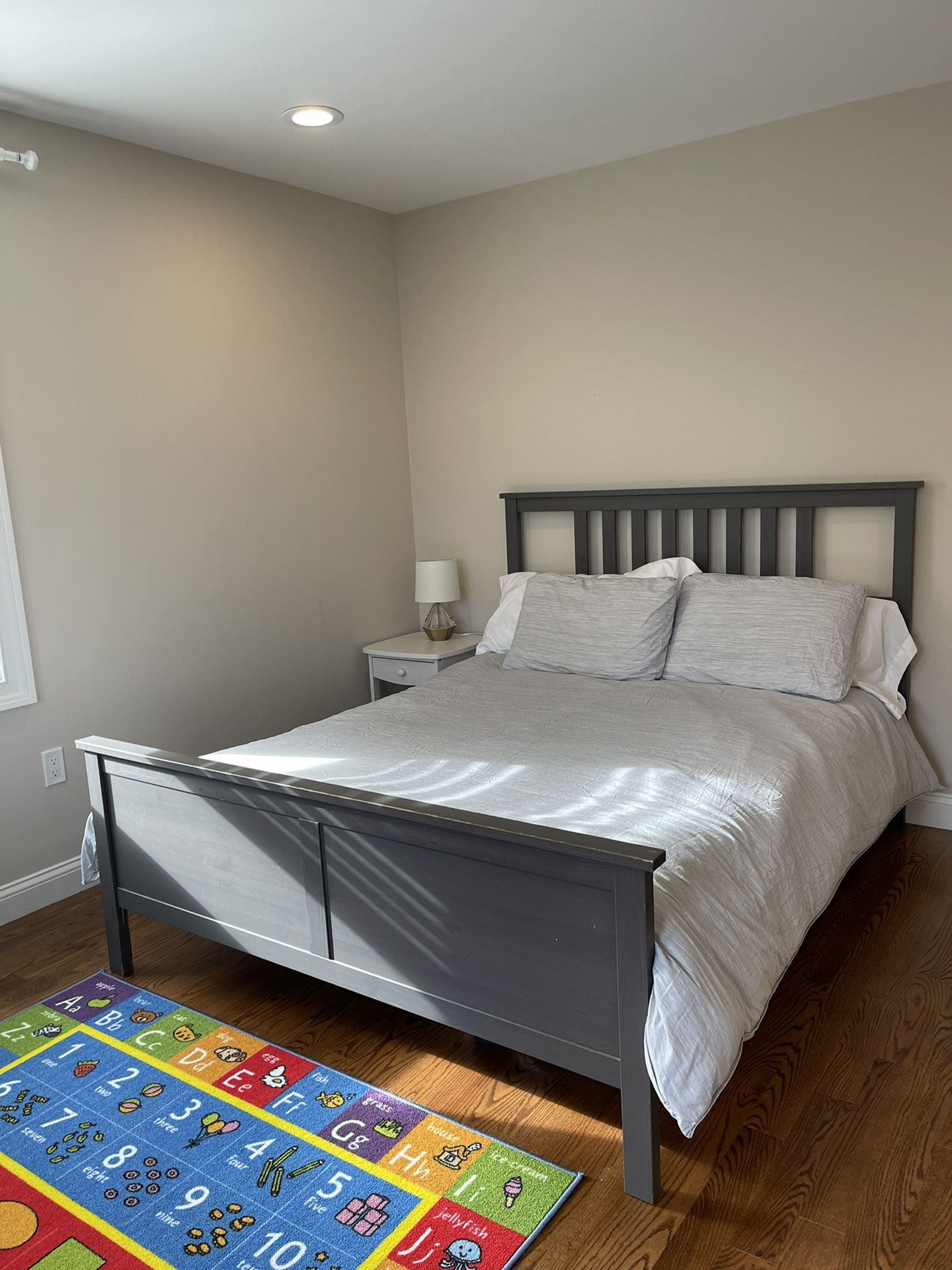 Modern Hemnes Queen Bed Frame 