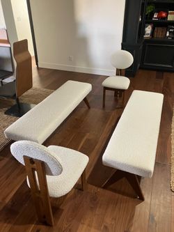 Dining benches and chairs