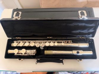 Intermediate Flute with case & music stand