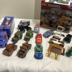 Pre~owned Lot Of Lego 10742 & Random Disney Pixar Cars/trucks and Rare Original Car Toons l Screamer Deluxe 