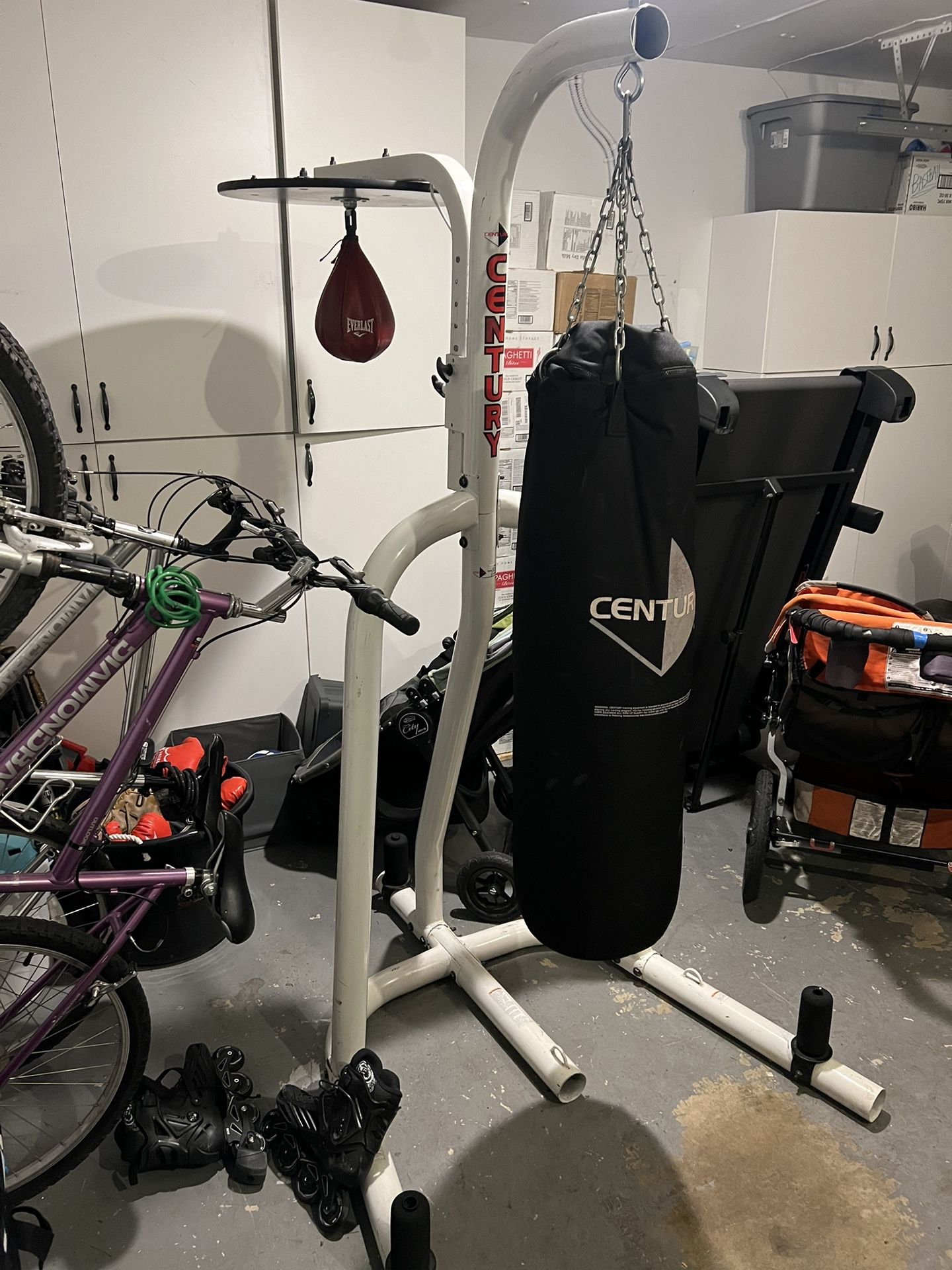 Dual Punching Bag and Stand (Heavy Bag & Speed Bag)