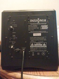 Insignia Rocketboost Wireless Subwoofer
