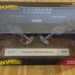 Hot Wheels Premium Formula 1 2025 Atlassian Williams Racing Team 2-Pack