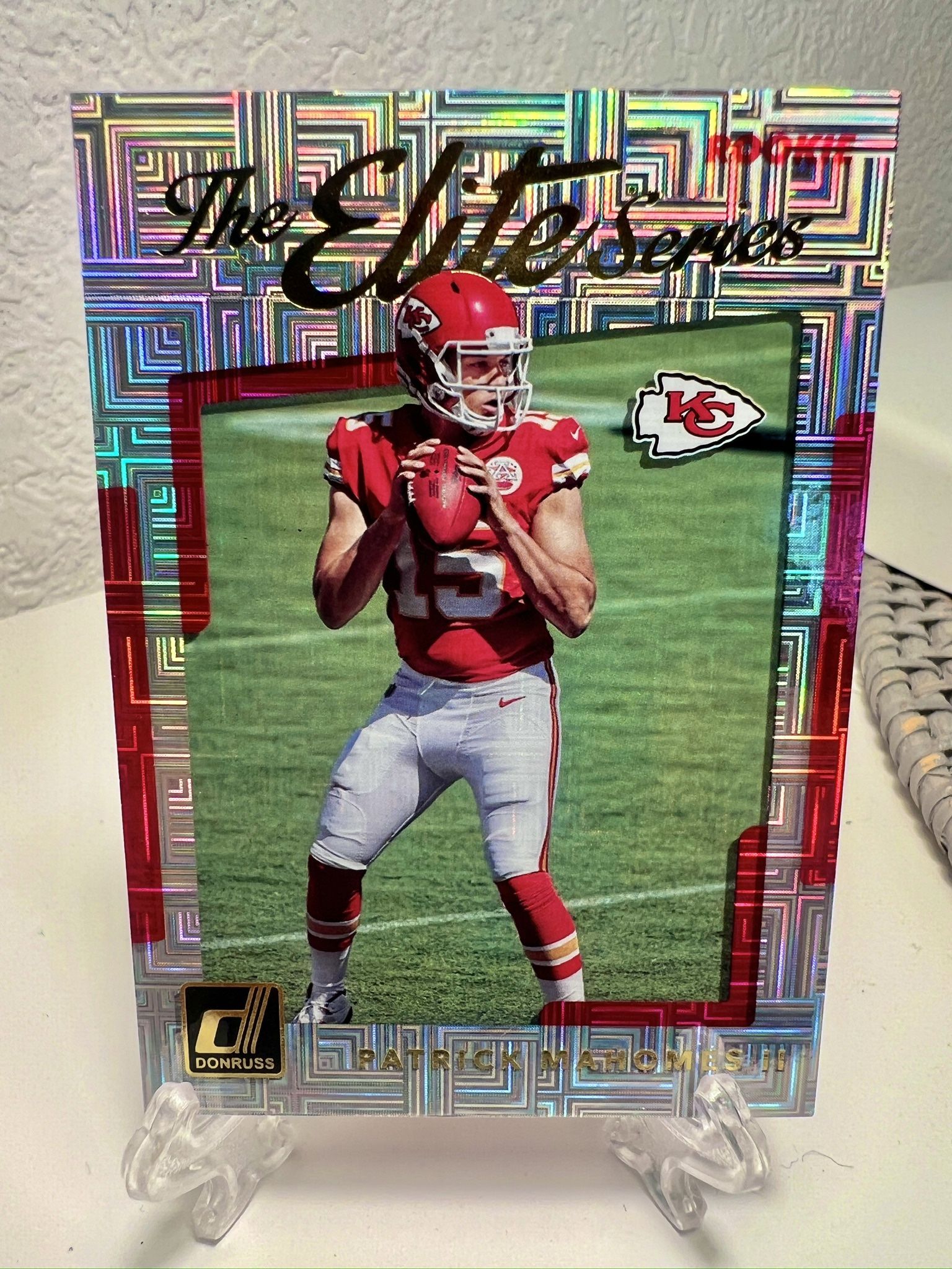 Patrick Mahomes 2017 Rookie Elite Series Refractor