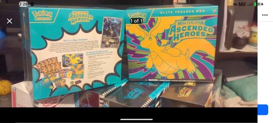 Pokémon Mega Evolution Ascended Heroes Elite Trainer Box (Factory Sealed)