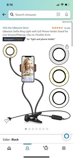 Selfie Ring Light And Phone Holder