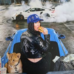 Born and raised Chrome Hearts van print 13x19 Jordan wall decor mancave funko