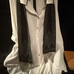 Louis. Vuitton Metal Fringe Scarf