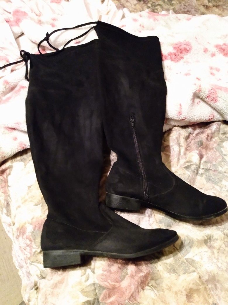 Thigh High Blk Boots