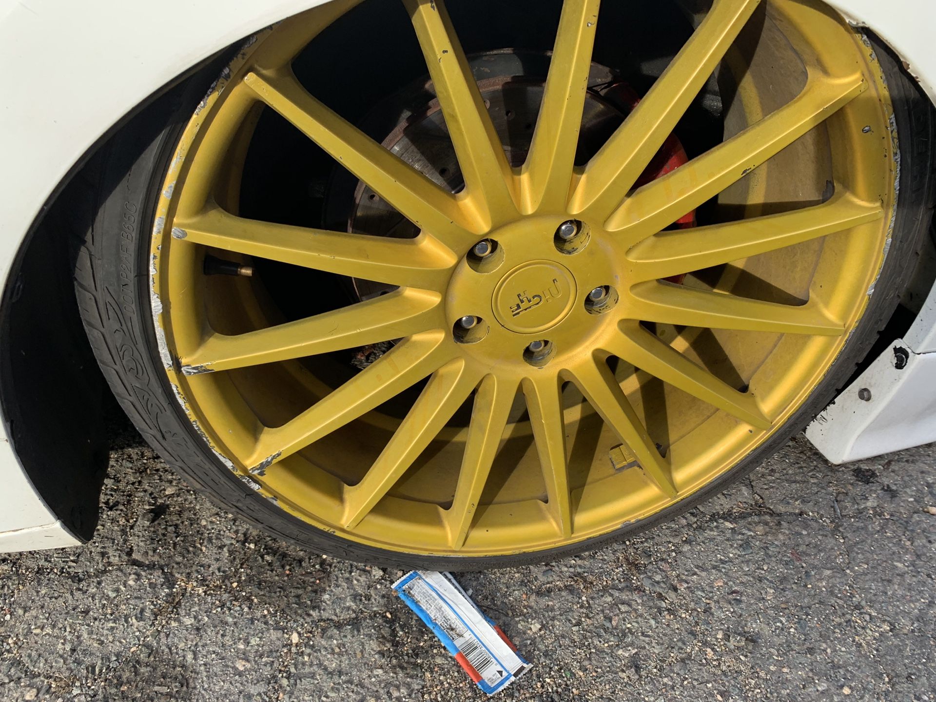 19" rims niche tires like new 5-114
