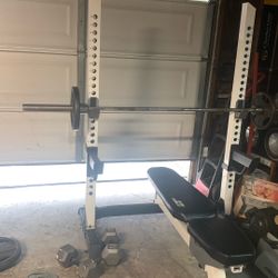 Olympic Bench Press With Weights