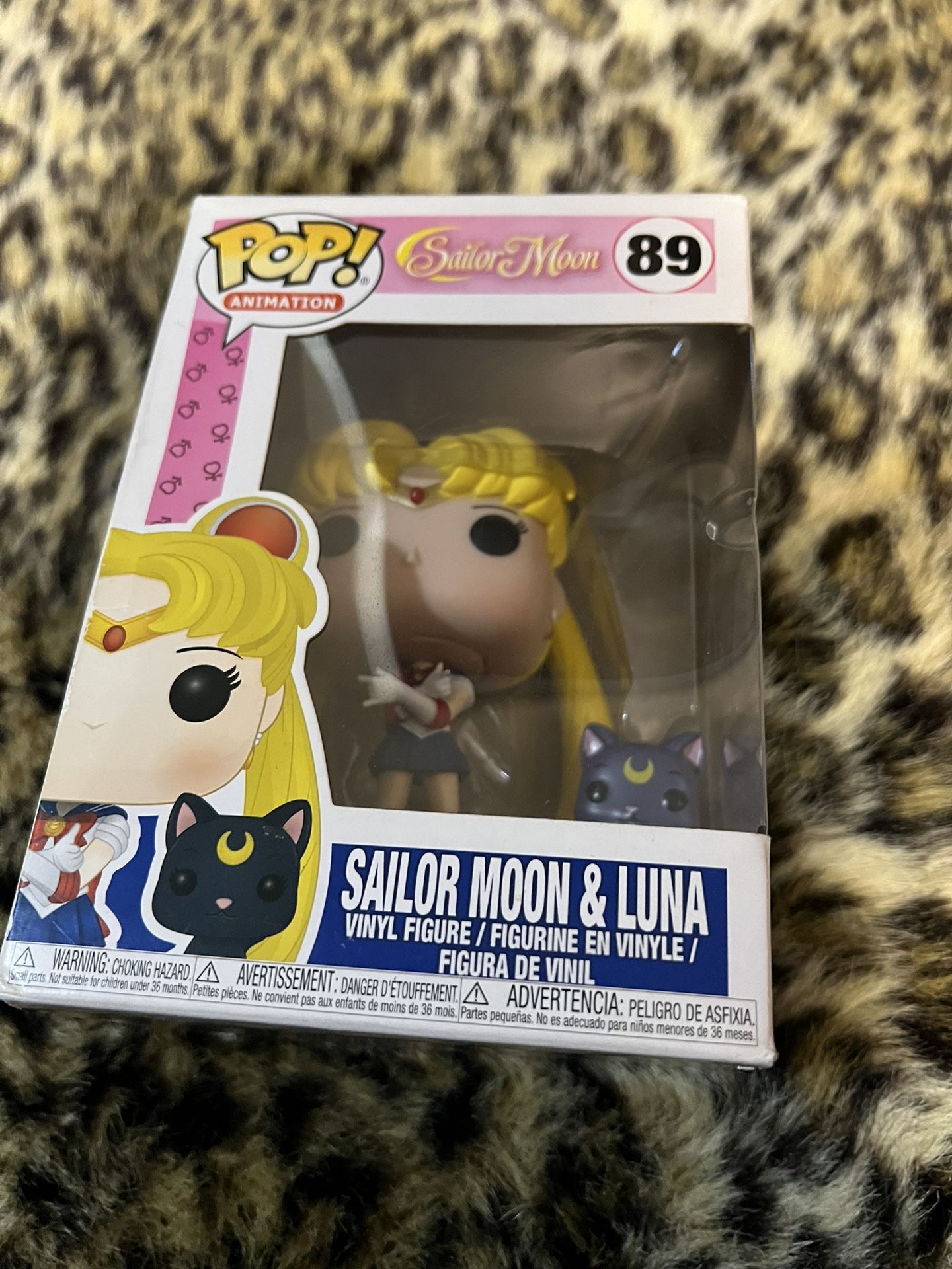  Sailor Moon with Luna Figure Collectable 