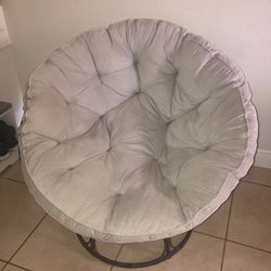 Large Round Rattan Aesthetic Chair 