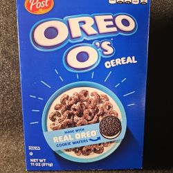 Post Oreo O's Breakfast Cereal - 11oz NEW UNOPENED - MAY 11 25 - Not In Stores!