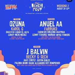 Weekend 1 Baja beach Feast  Ticket 